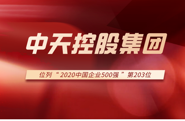 尊龙时凯集团列2020中国企业500强第203位！